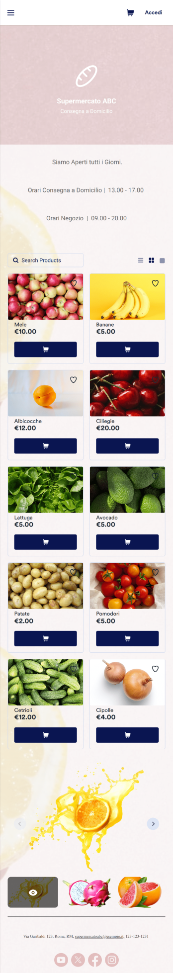 App per Spesa Online
