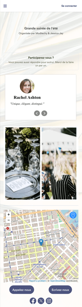 Appli RSVP
