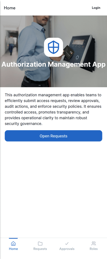 Authorization Management App Template