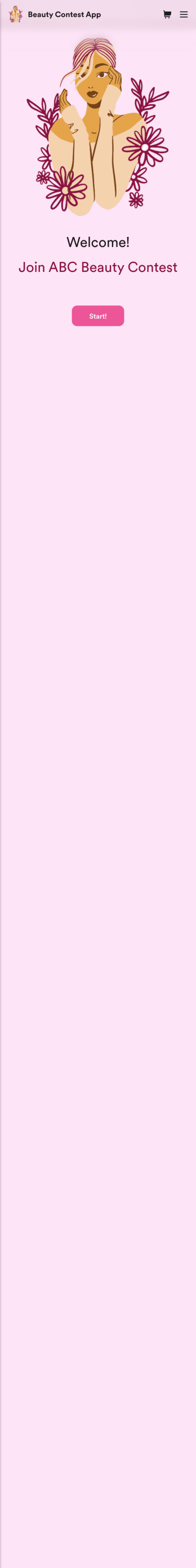 Customizable Beauty Contest App