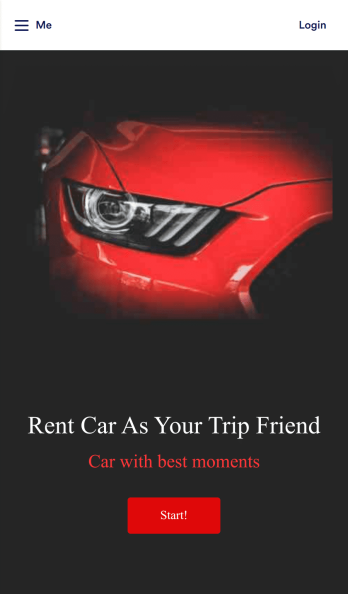 Custom Car Rental App