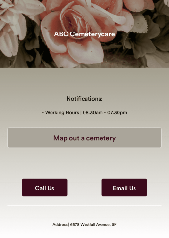 Customizable Cemetery Mapping App