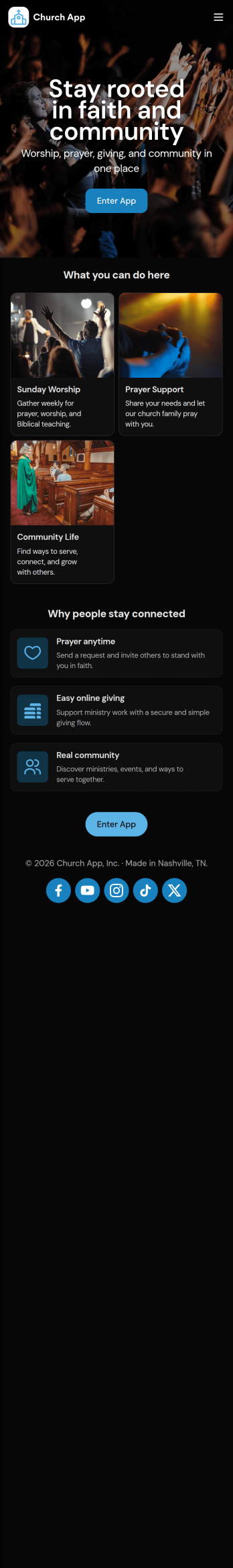 Church Donation App Template