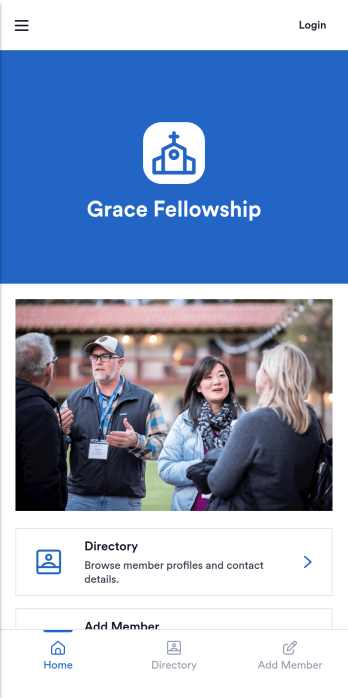 Church Directory App Template