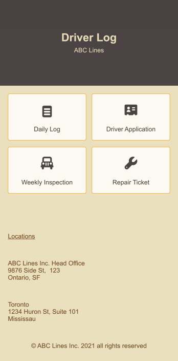 Custom Daily Driver Log App
