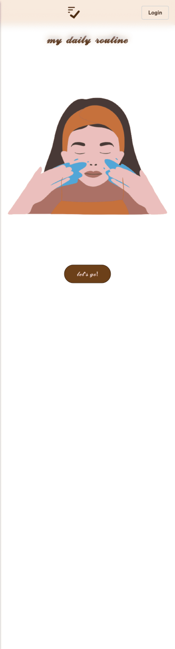 Daily Routine Checklist App Template