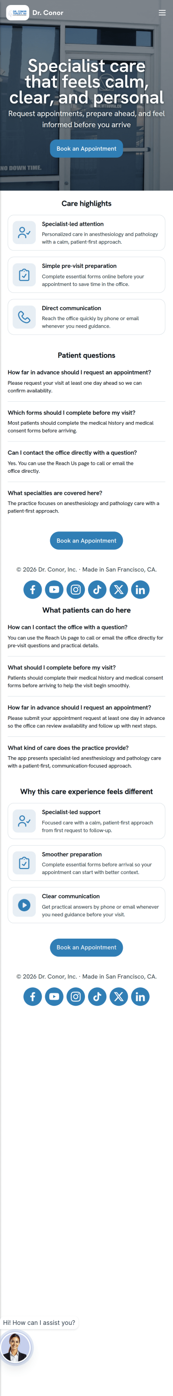 Doctor Appointment App Template