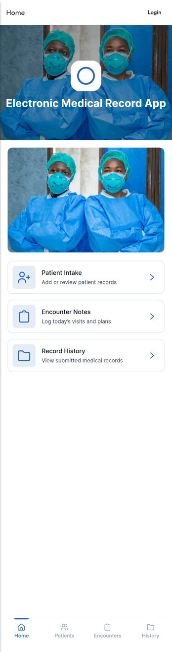 Electronic Medical Record App Template