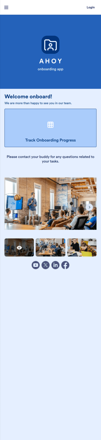 Custom Employee Onboarding App