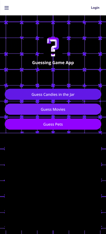 Customizable Guessing Game App