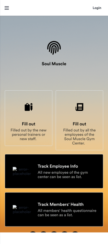 Customizable Gym Management App