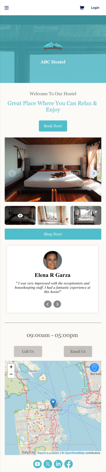 Hostel App Template