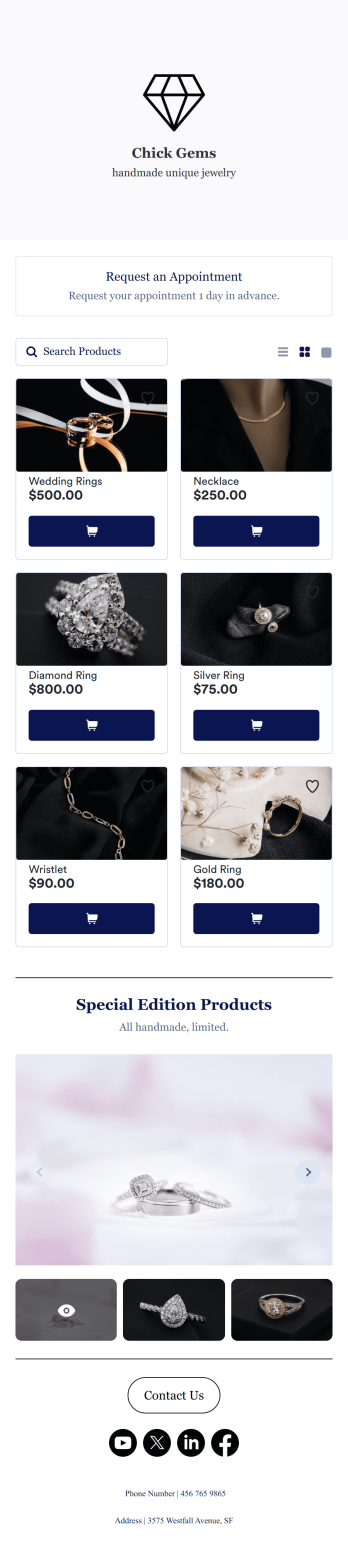 Customizable Jewelry App