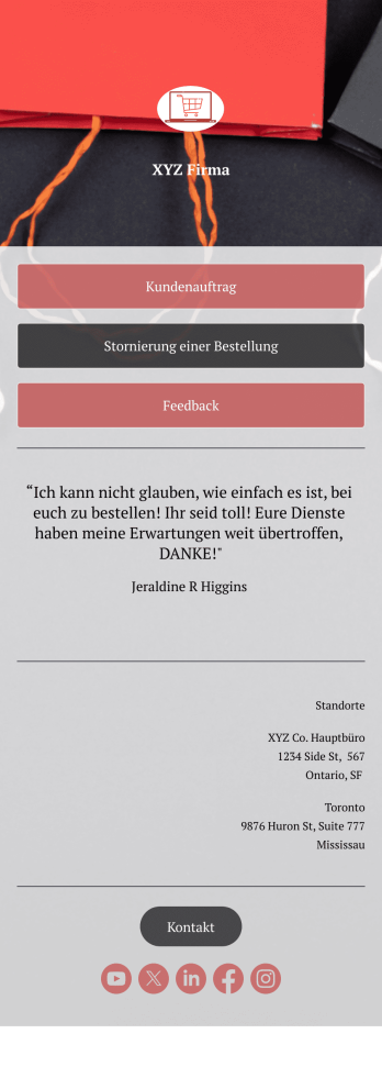 Kundenauftrag App