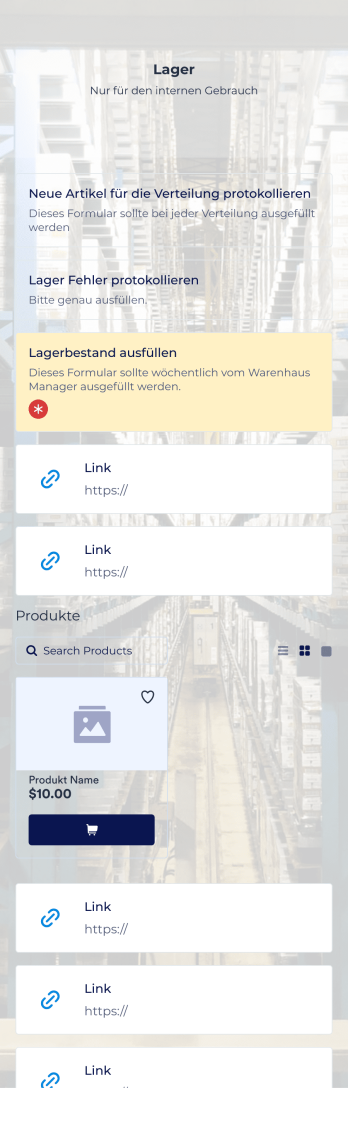 Lagerverwaltung App
