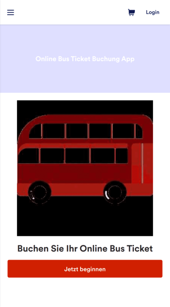 Online Bus Ticket Buchung App