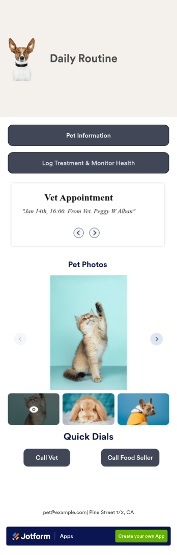 Pet Care Service App Template