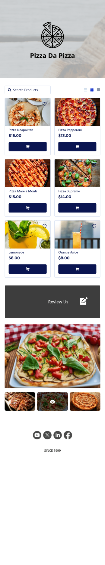 Custom Pizza Delivery App