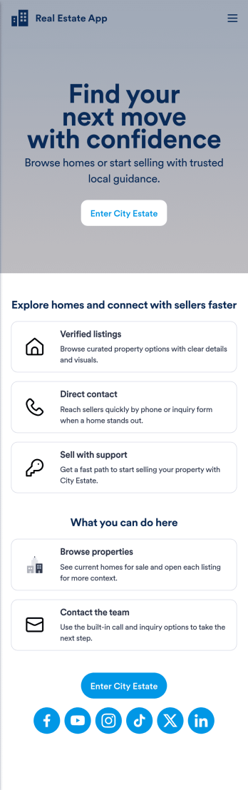 Real Estate App Template