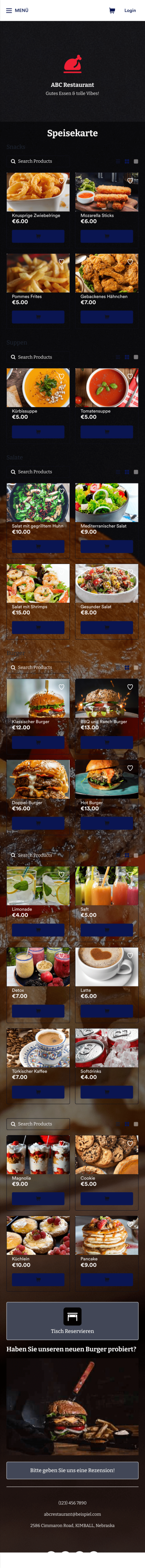 Restaurant Mobilapp