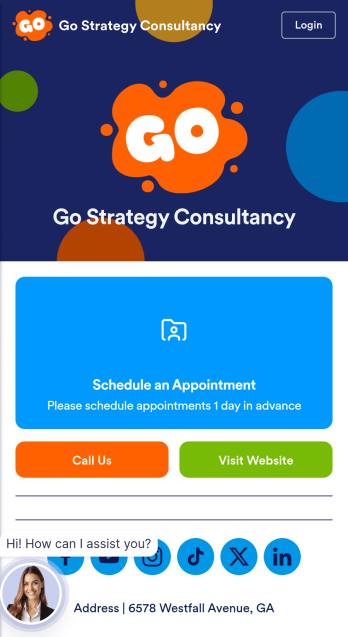 Scheduling App Template
