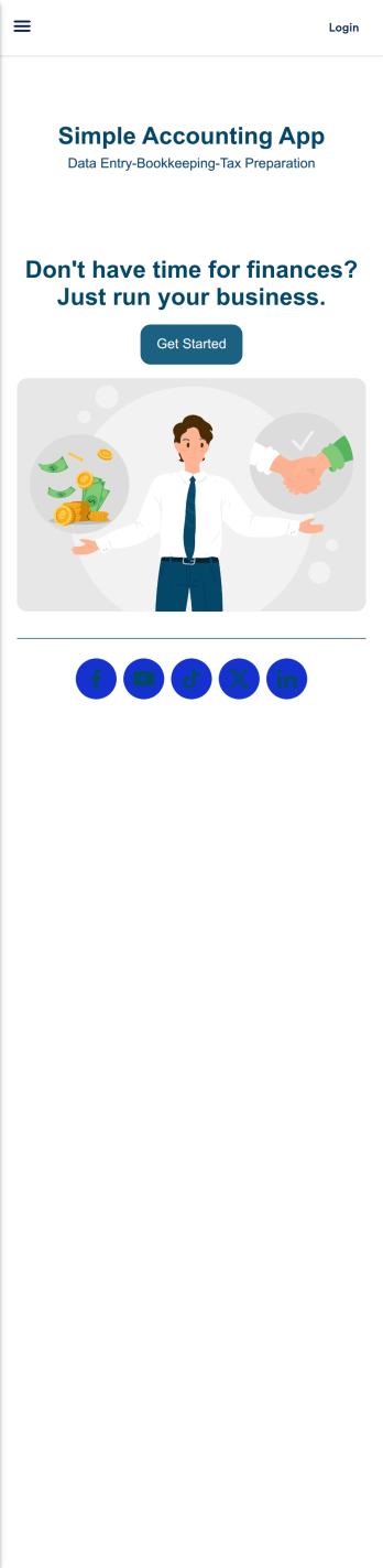 Simple Accounting App Template