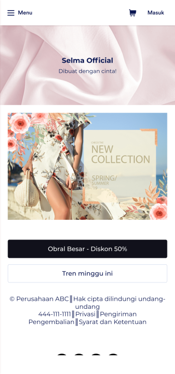 Templat Aplikasi E-commerce