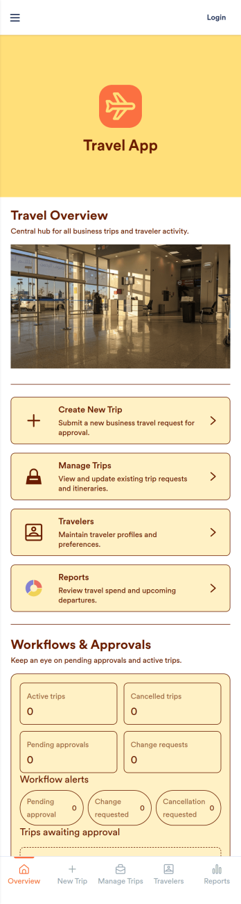 Travel App Template