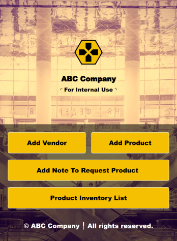 Vendor App Template