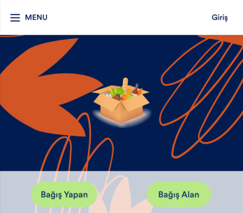 Yemek Bağış Uygulama Șablonu