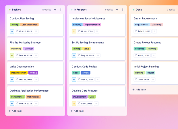 Agile Board Template Thumbnail