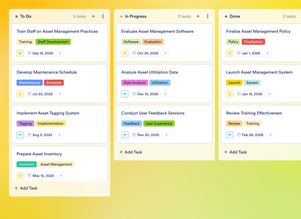 Brand Asset Management Board Template Thumbnail