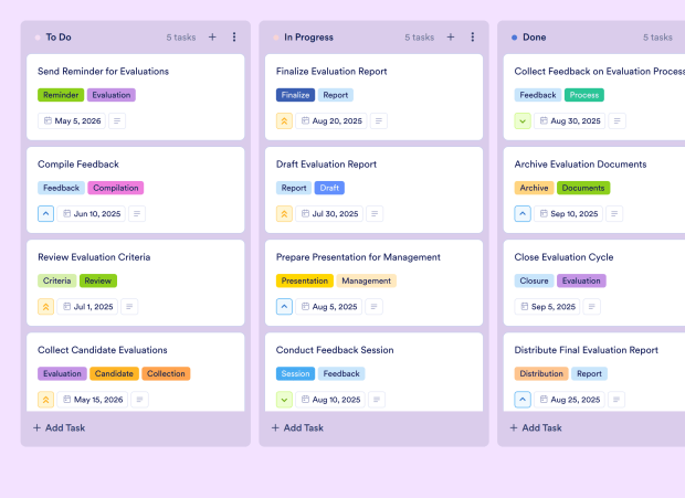 Candidate Tracking Board Template Thumbnail