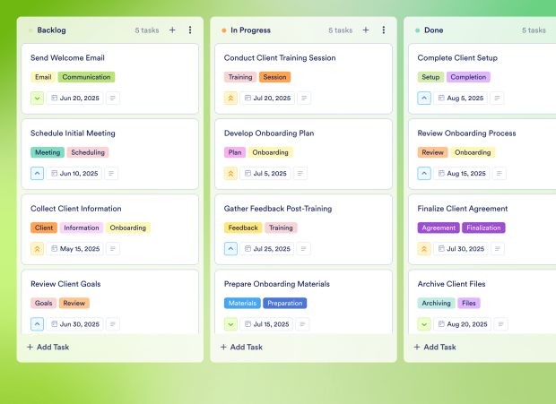 Client Success Plan Board Template Thumbnail
