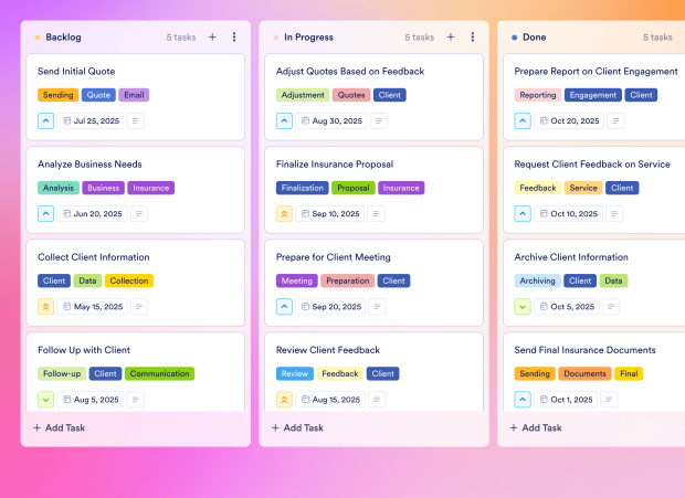 Coverage Plan Board Template Thumbnail
