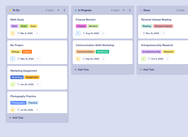 Creative Personal Timeline Board Template Thumbnail
