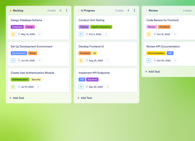 Creative Project Timeline Board Template Thumbnail