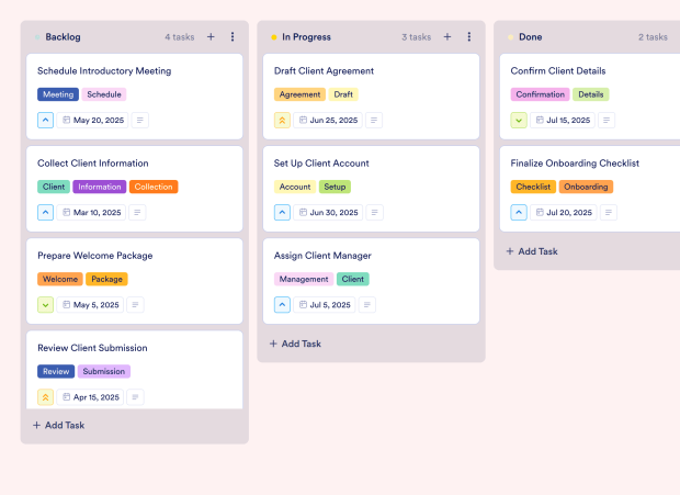 Customer Pipeline Board Template Thumbnail