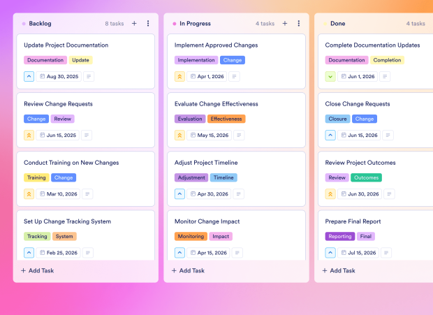 Development Roadmap Board Template Thumbnail