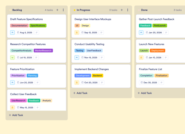 Feature Backlog Board Template Thumbnail