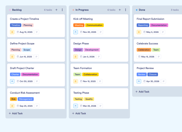 HR System Implementation Project Plan Board Template Thumbnail