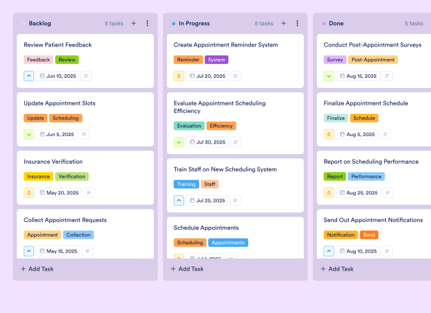 Manager Schedule Board Template Thumbnail