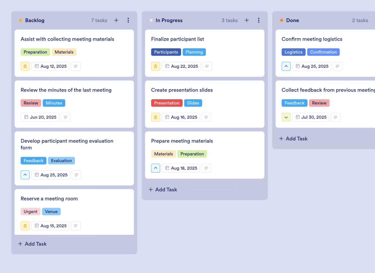 Meeting Agenda Template