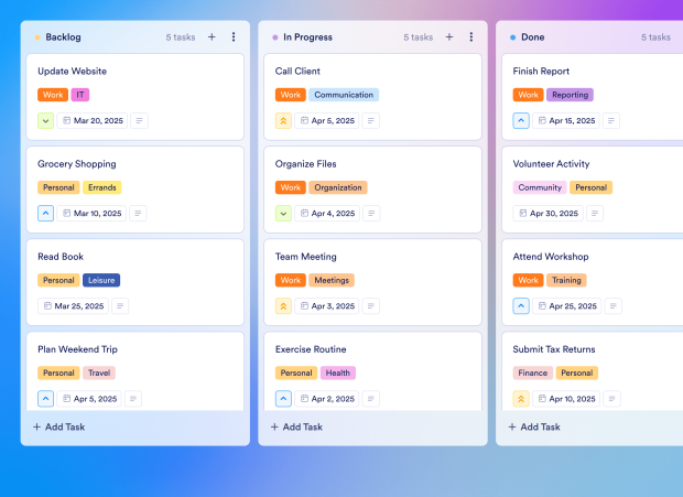 Practice Calendar Board Template Thumbnail