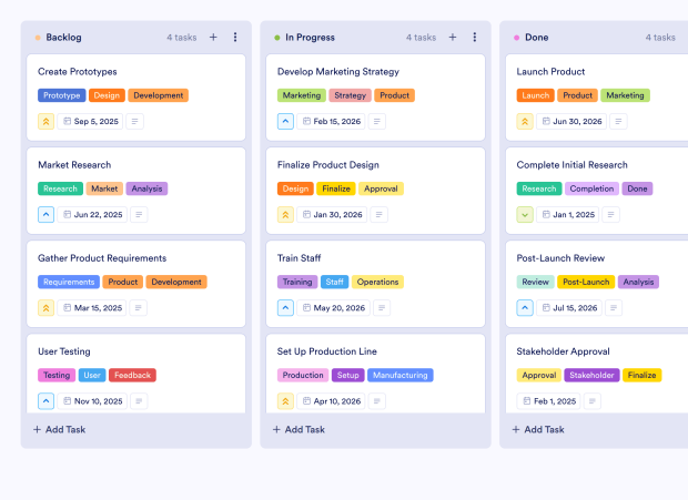 Product Development Roadmap Board Template Thumbnail