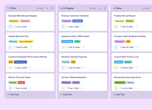 Resources Plan Board Template Thumbnail