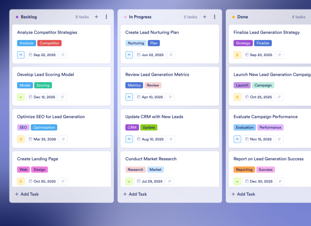Sales Strategy Board Template Thumbnail
