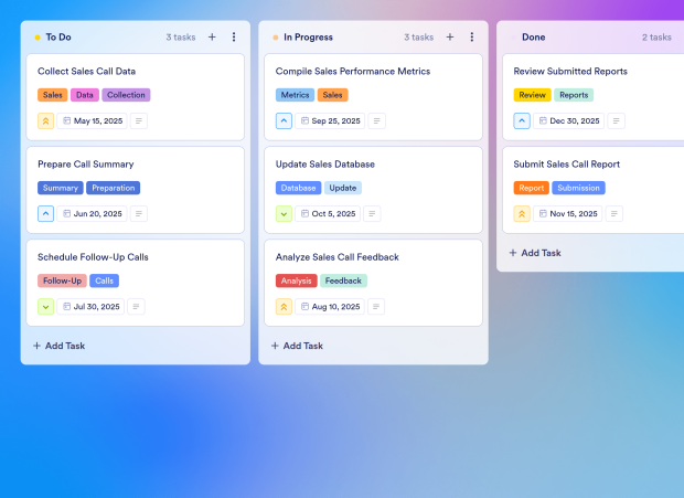 Sales Tracker Board Template Thumbnail