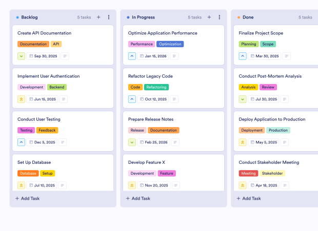 Scrum Project Plan Board Template Thumbnail