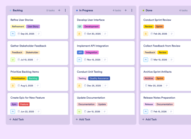 Scrum Board Template Thumbnail